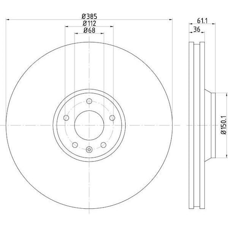 Hella Pagid Hella 355119321  - High Carbon and Fully Coated 355119321